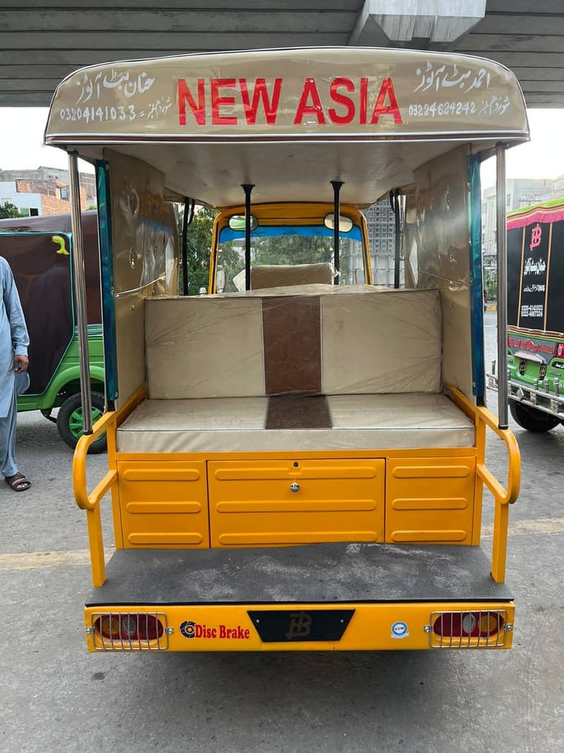 New asia 9 seater rickshaw 200cc engine 6