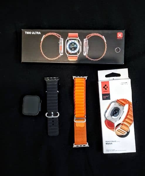 hi watch plus ultra t900 with one orange alpine strap 2