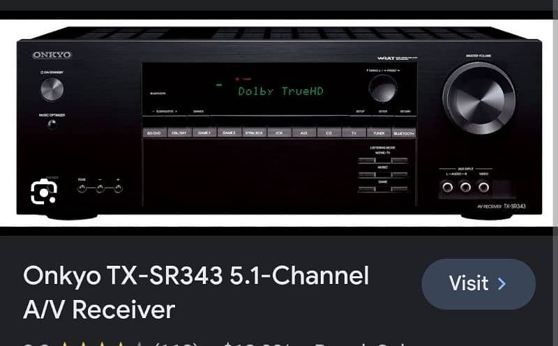 Onkyo TX-SR343 Home Theater Amplifier 5.1 ( Sony Yamaha Denon) 2