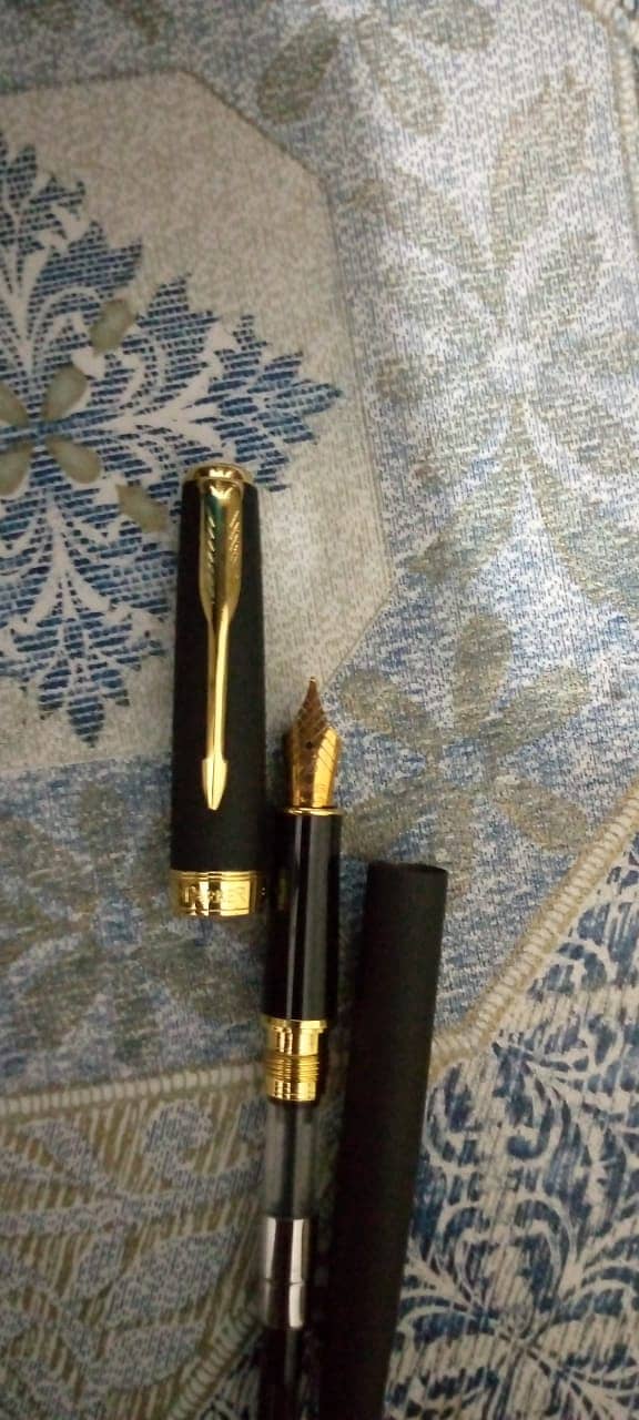 Parker Pen Sonnet Black Fountain Pen 0