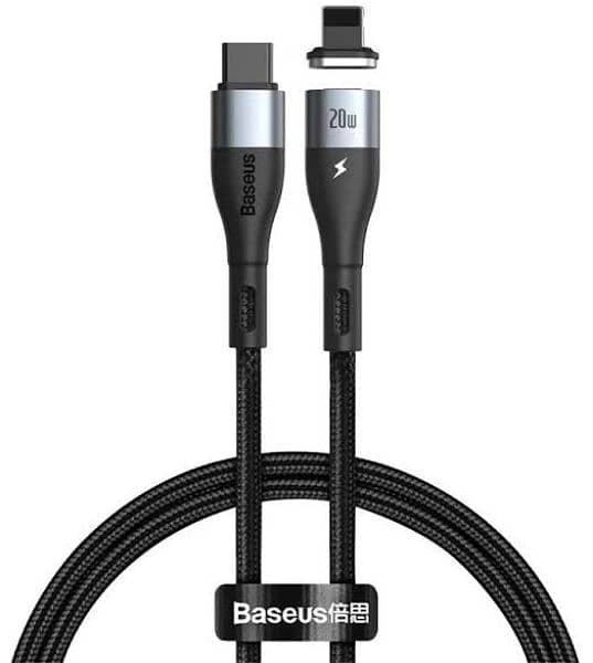 Baseus Type-C to IP Zinc Magnetic Safe Fast Charging Data Cable 1m/2m 1