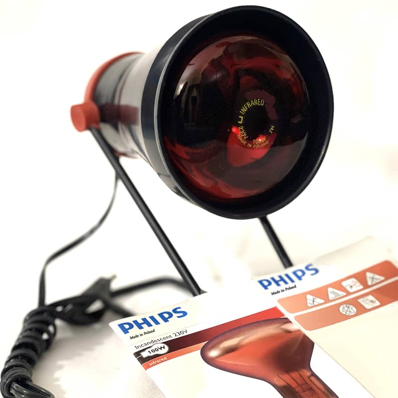 Infrared Lamp 100 Watts With Philipsbulb For Physiotherapy 0