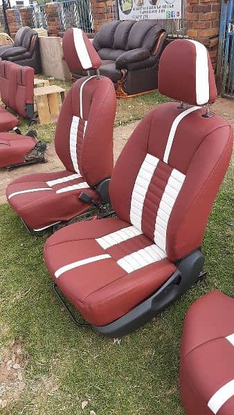 high quality seat covers in karachi Door Step Service Available 9