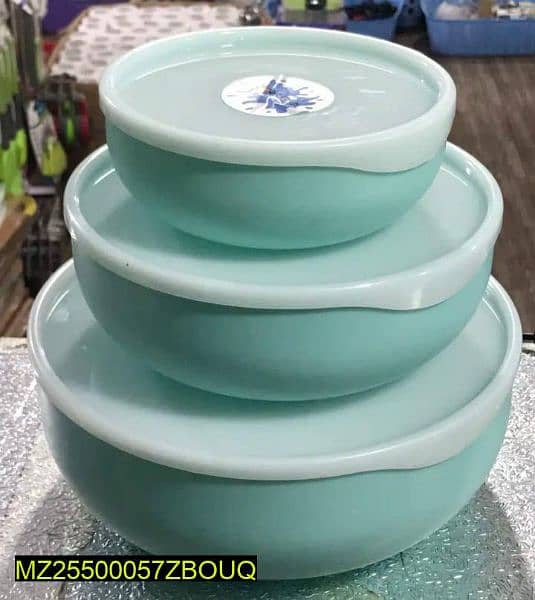 Plastic bowl set 4