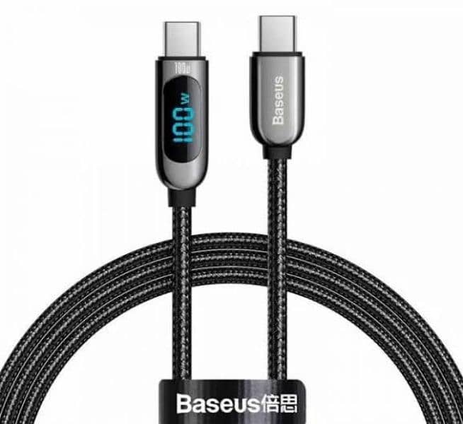 Baseus 100W Type-C to Type-C Display Fast Charging Data Cable 100cm 1
