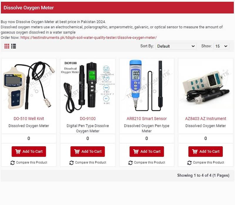 Dissolved Oxygen DO meter in Pakistan 0