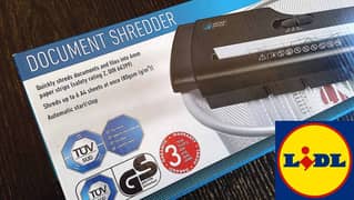 United Office Paper Shredder -6 Sheets - Made in Germany