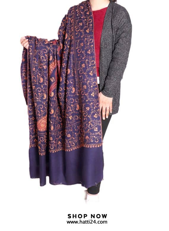 (Semi Pashmina) Kashmiri Sozni Shawls/womens shawls 17