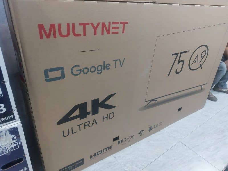 75 Q Led Multinet/TCL google registered 3 years warantyy  03228083060 2