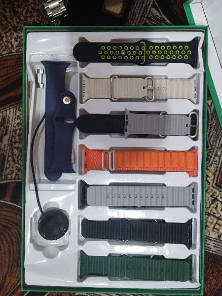 Watch 8 Ultra with 10 straps and charger 3