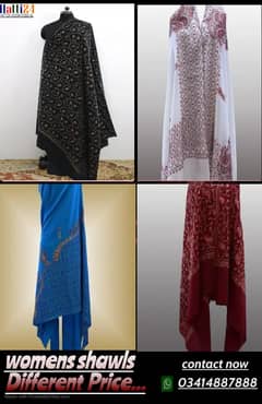 (Semi Pashmina) Kashmiri Sozni Shawls/womens shawls