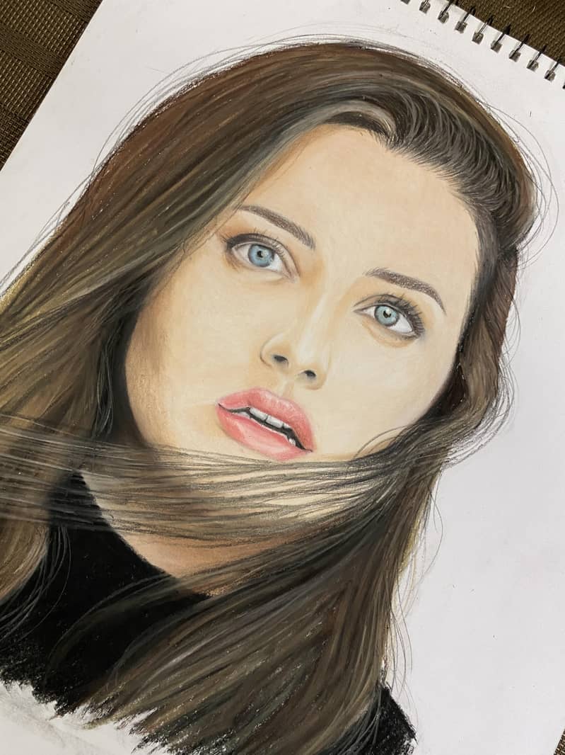 Order your Custom Realistic Color Pencil Sketches 1