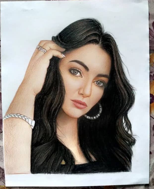 Order your Custom Realistic Color Pencil Sketches 2