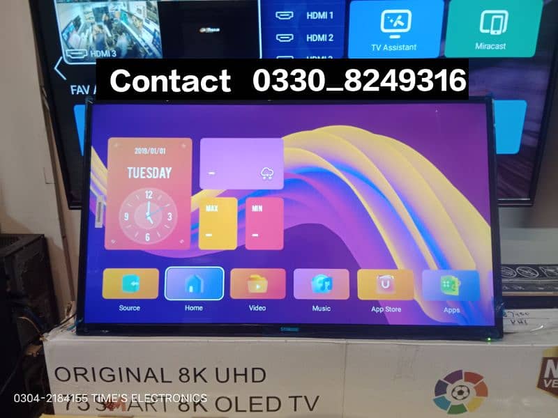 New 43 inch android smart led tv new model 2024 0