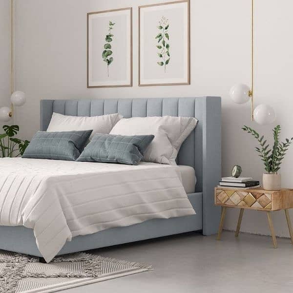 bed set | side tables | Wardrobe | wooden bed set | home furniture 3