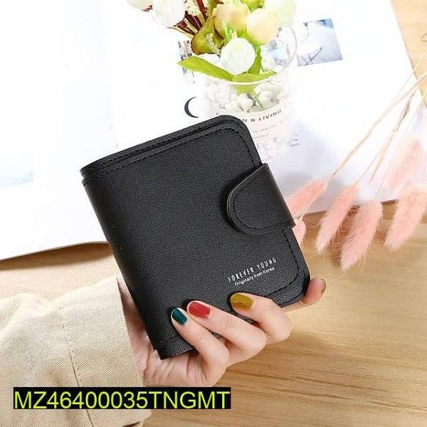 Women's Leather Plain Wallet. (Free Delivery) 1