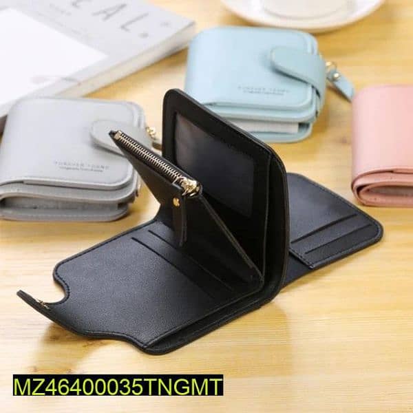 Women's Leather Plain Wallet. (Free Delivery) 2