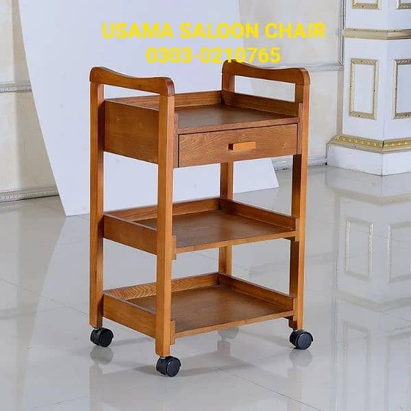 Saloon chairs | shampoo unit | massage bed | pedicure | saloon trolly 18