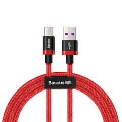 Baseus HW flash charge cable USB For Type-C 40W 2M (Pouch Packing)