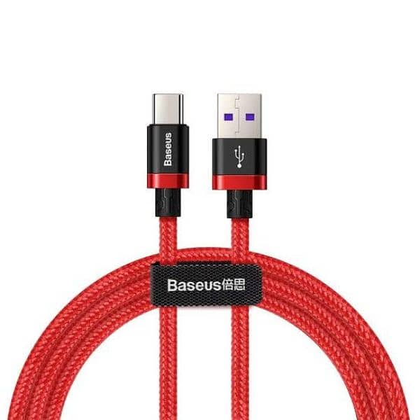 Baseus HW flash charge cable USB For Type-C 40W 2M (Pouch Packing) 0