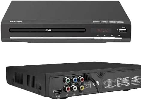 KCR DVD Player for TV,DVD Player with HDMI/AV Port 1