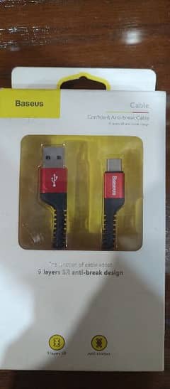 Baseus USB To Type-C Cable Confidant Anti-break 9 layer SR 1m 0