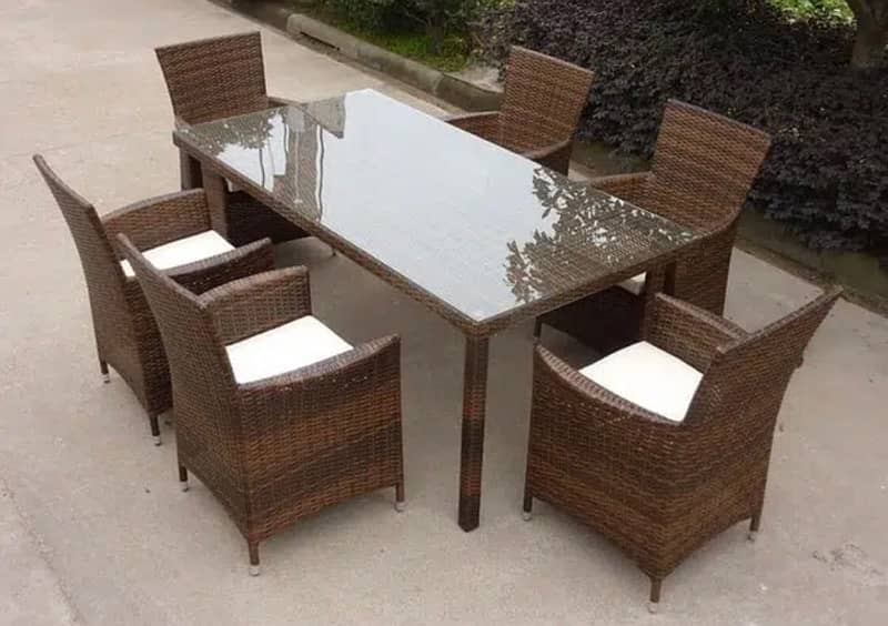 Rattan Dining Chairs Outdoor Cafe Furniture 19