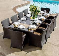 Outdoor Cafe Chairs Rattan Dining Furniture