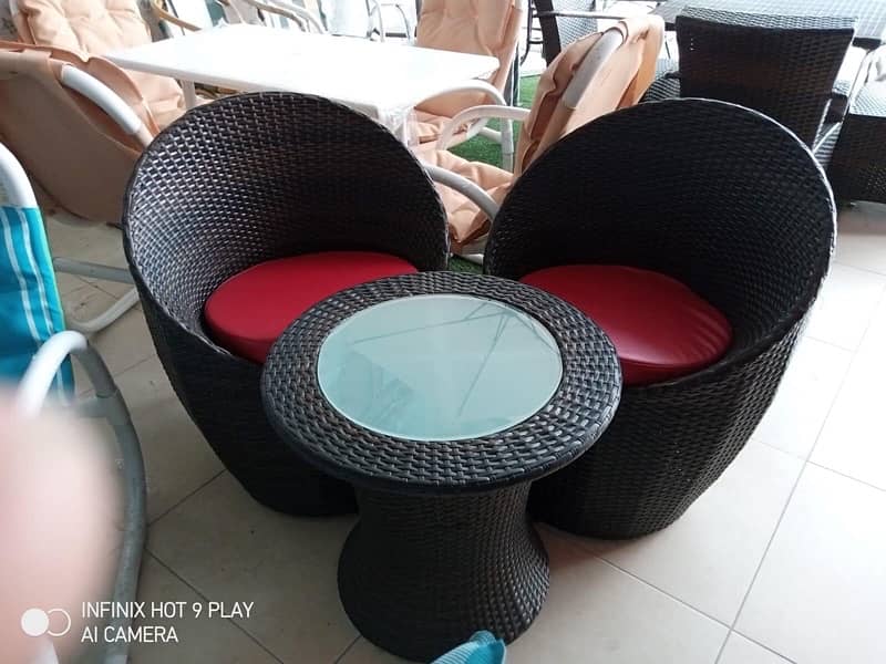 Outdoor Cafe Chairs Rattan Dining Furniture 5