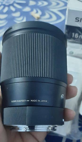 Sigma 16mm 1.4 canon mount in a mint condition 10/10 3