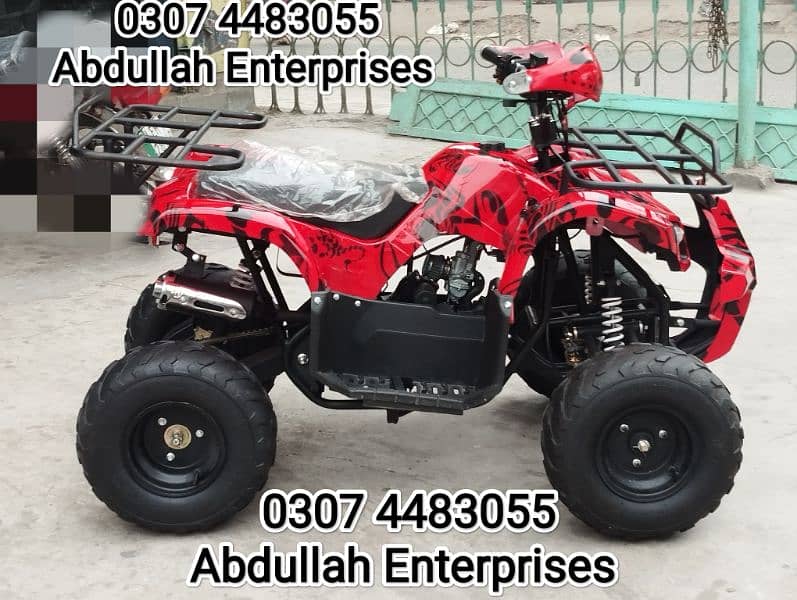125cc Dubai Used QUAD BIKE atv 4 wheel with Reverse 4 sell 9