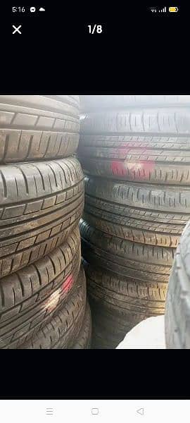 Japanese Fresh Stock Qabli A Garde Tyre 12to16size Dunlop,Yokoha 0