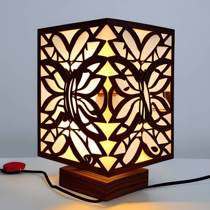 cnc Lamp, latest modern design, cnc cutting laser, home decor 4