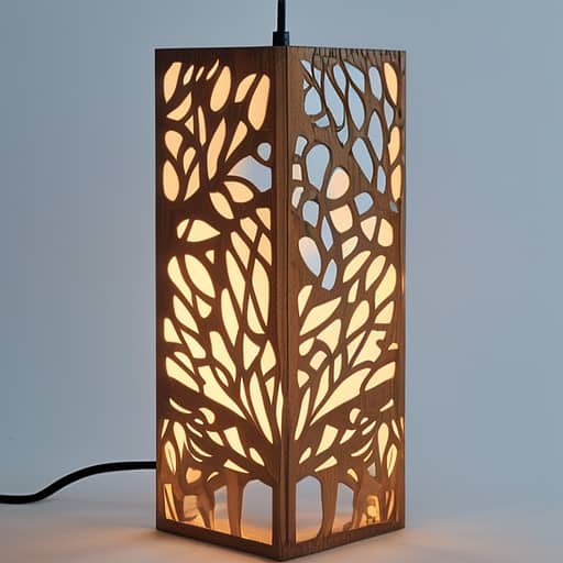 cnc Lamp, latest modern design, cnc cutting laser, home decor 5