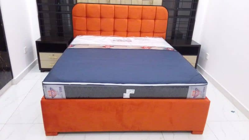 Bed set, Double bed, King size bed, Poshish bed, Bedroom furniture. 13