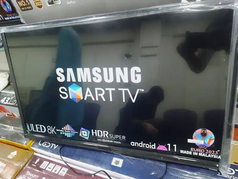 43 inch smart LED with warranty Samsung  55"smart 60"smart 03334804778 0
