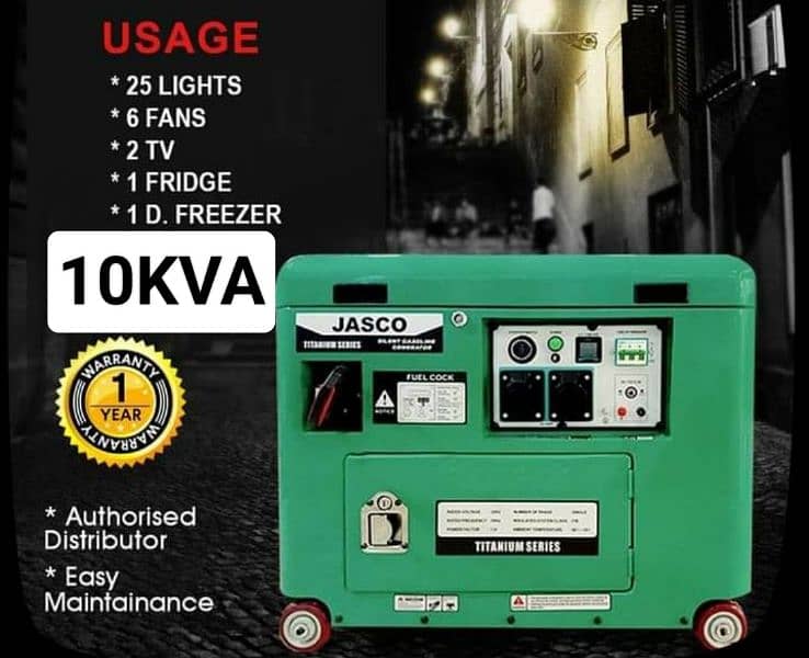 1KVA TO 10KVA SOUND PROUF NON SOUND PROUF GENERATOR AVAILABLE 1