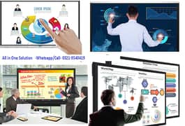 Interactive Touch Screen, Smart Board, Digital board, Touch Led, Zoom