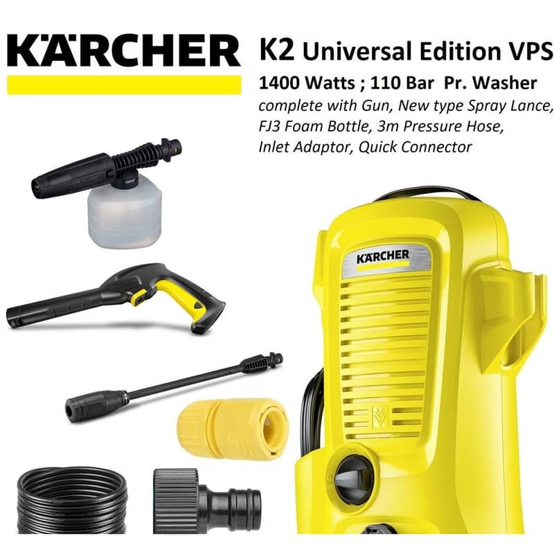KARCHER K2 High Pressure Car Washer - 110 Bar, Universal Edition 1