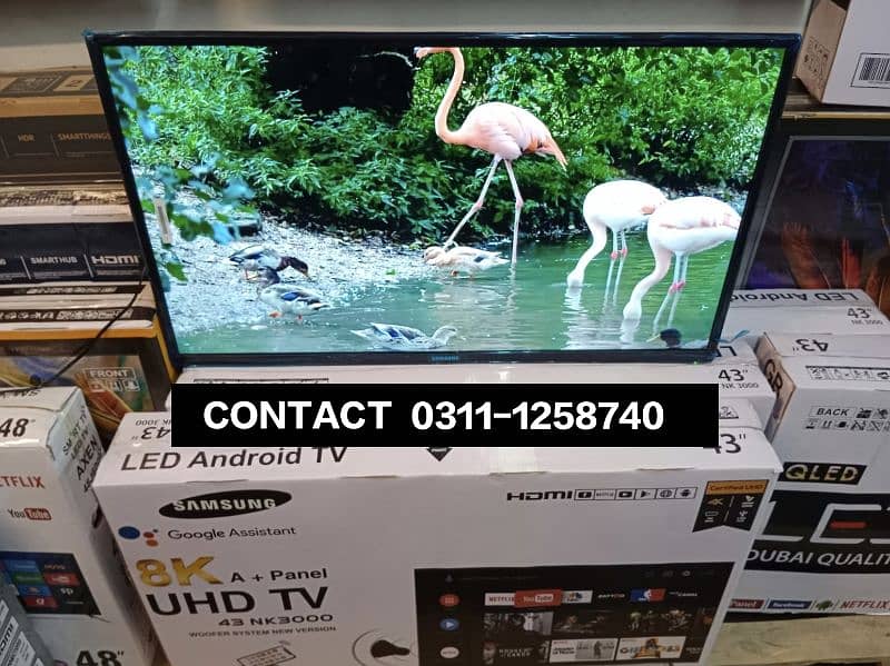 New 43 inch android smart led tv new model 2024 0