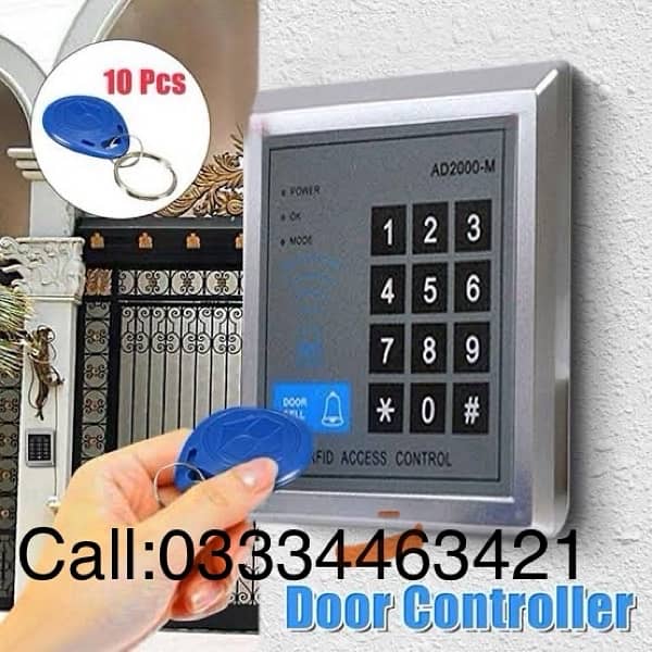 Keypad Card m Electric magnetic 280kg force door lock access control 0