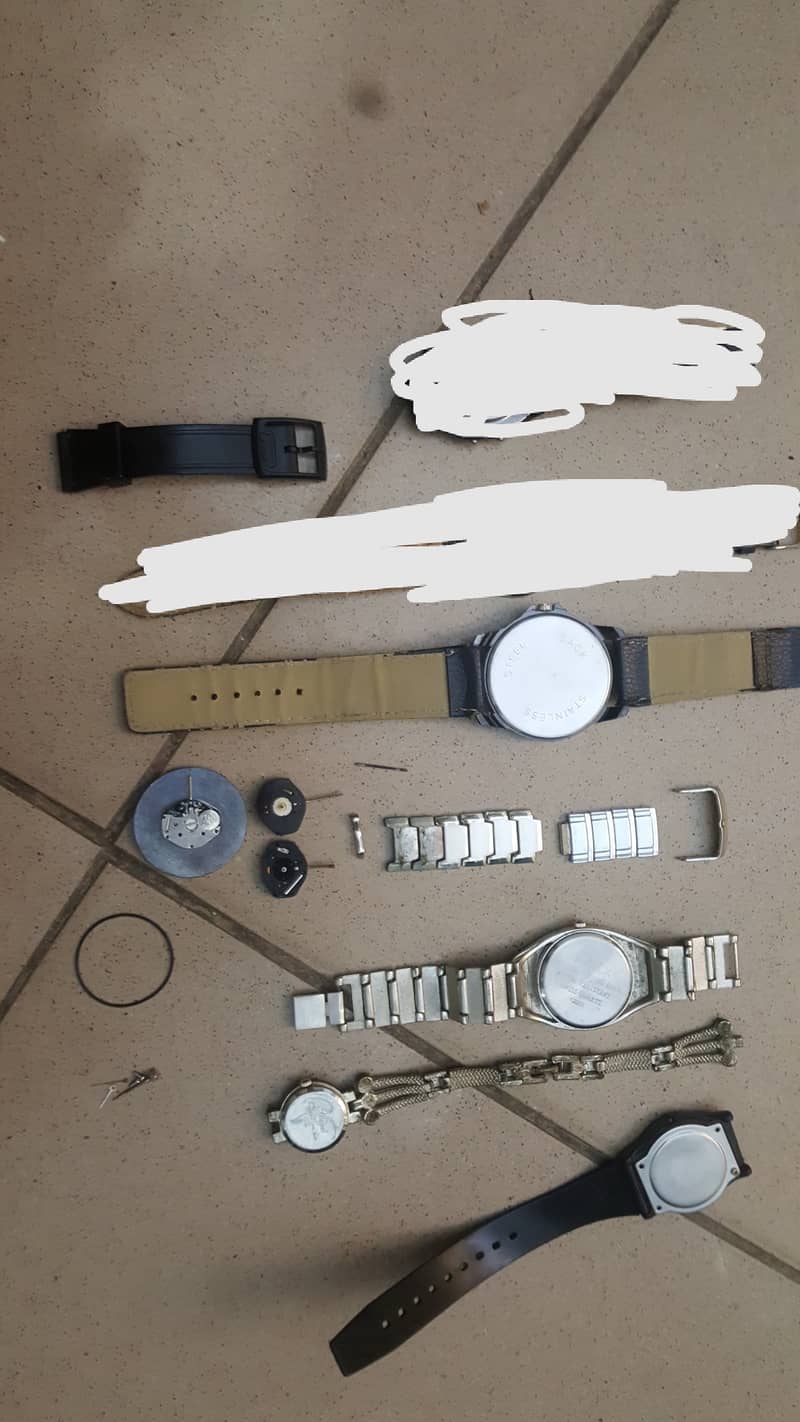 mix watches with spare parts all items want sale 4