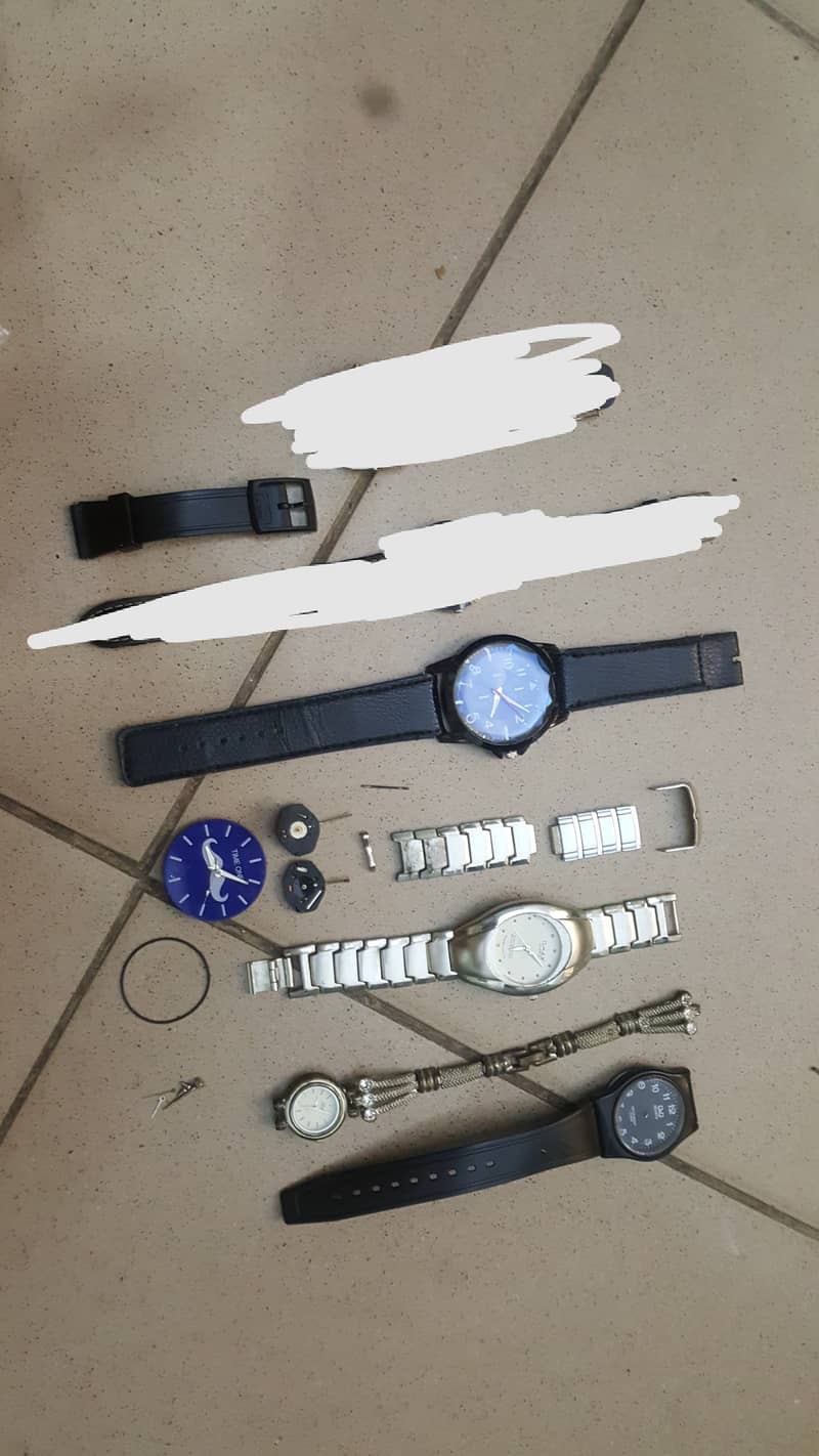 mix watches with spare parts all items want sale 5