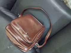 imported leather handbag