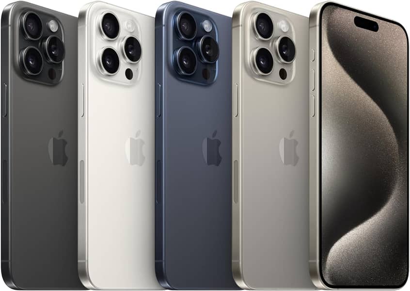 JV iPhone 15 Pro & 15 Pro Max 256GB, 512GB - Titanium Natural, Black 0