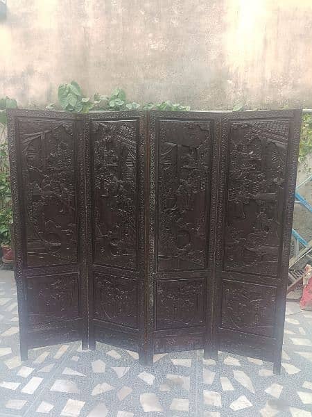 Teak wood partition screen ( imported) 2