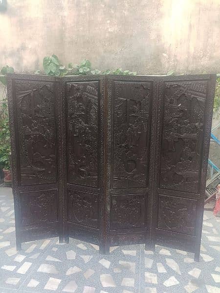 Teak wood partition screen ( imported) 3