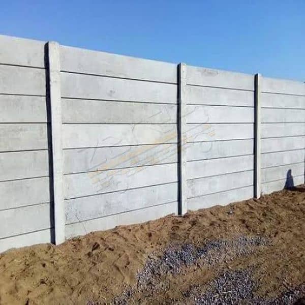 boundary wall/girder slab precast roof 0