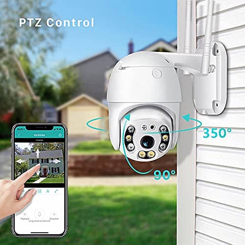 Ptz Wifi Outdoor Dural Lens 2mp+2mp 4mp In Total Dural Ir Led Colorvu 6