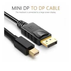 Mini DisplayPort to DisplayPort Cable 1.8M